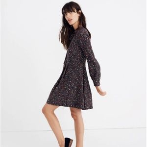 Balsam Tie-Neck Dress in Starry Night size 4